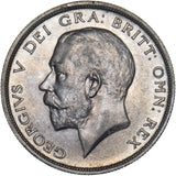1914 Halfcrown - George V British Silver Coin - Very Nice