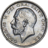1917 Halfcrown - George V British Silver Coin - Very Nice