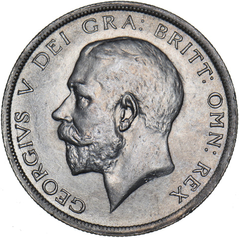 1917 Halfcrown - George V British Silver Coin - Very Nice