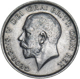 1919 Halfcrown - George V British Silver Coin - Nice