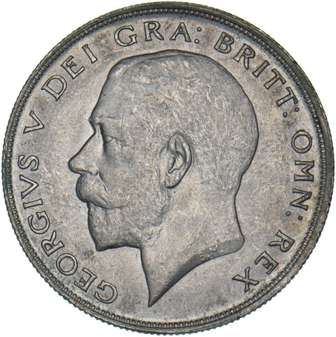 1921 Halfcrown - George V British Silver Coin - Very Nice