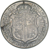 1921 Halfcrown - George V British Silver Coin - Very Nice