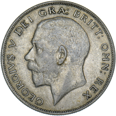 1922 Halfcrown - George V British Silver Coin - Nice
