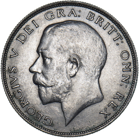 1925 Halfcrown - George V British Silver Coin - Very Nice