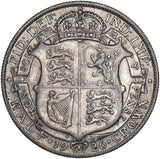 1926 Halfcrown - George V British Silver Coin - Nice