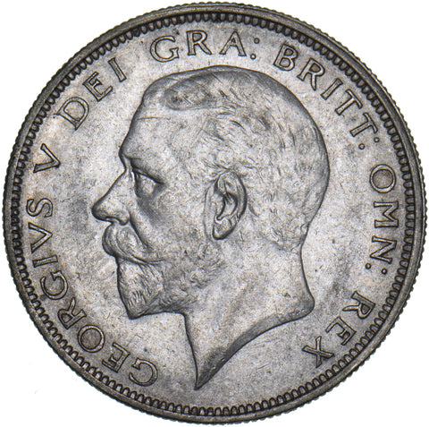 1927 Halfcrown - George V British Silver Coin - Very Nice
