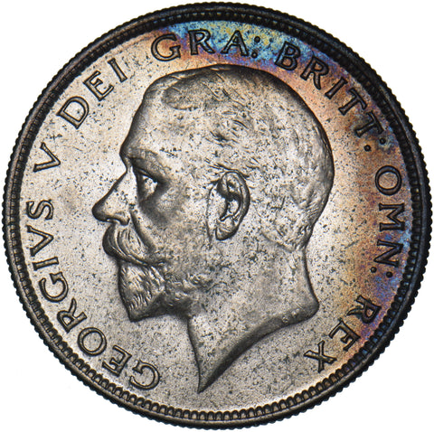 1928 Halfcrown - George V British Silver Coin - Very Nice