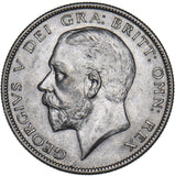 1929 Halfcrown - George V British Silver Coin - Very Nice