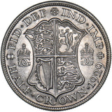 1929 Halfcrown - George V British Silver Coin - Very Nice