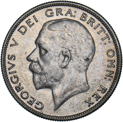 1929 Halfcrown - George V British Silver Coin - Very Nice