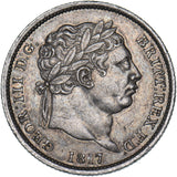 1817 Shilling - George III British Silver Coin - Very Nice