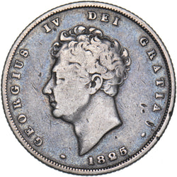 1825 Shilling - George IV British Silver Coin