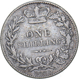1881 Shilling - Victoria British Silver Coin