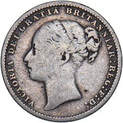 1882 Shilling - Victoria British Silver Coin