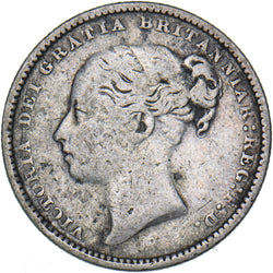 1883 Shilling - Victoria British Silver Coin