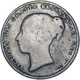 1840 Shilling - Victoria British Silver Coin
