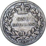 1840 Shilling - Victoria British Silver Coin