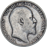 1910 Shilling - Edward VII British Silver Coin