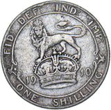 1910 Shilling - Edward VII British Silver Coin