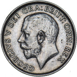 1919 Shilling - George V British Silver Coin - Nice