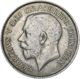 1922 Shilling - George V British Silver Coin - Nice