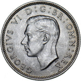 1939 Scottish Shilling - George VI British Silver Coin - Superb