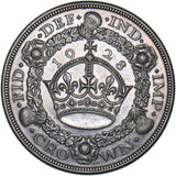 1928 Wreath Crown - George V British Silver Coin - Very Nice