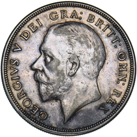 1930 Wreath Crown - George V British Silver Coin - Nice
