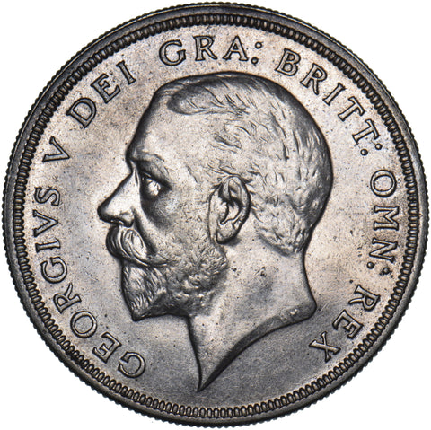 1932 Wreath Crown - George V British Silver Coin - Very Nice