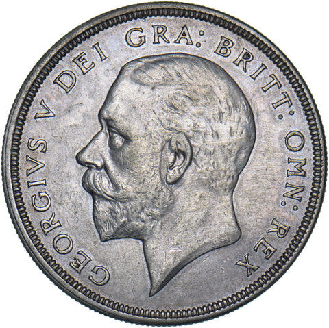 1933 Wreath Crown - George V British Silver Coin - Very Nice