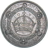 1933 Wreath Crown - George V British Silver Coin - Very Nice