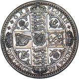 1849 Godless Florin - Victoria British Silver Coin - Very Nice