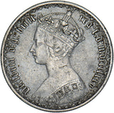 1875 Gothic Florin - Victoria British Silver Coin - Nice