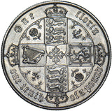 1879 Gothic Florin - Victoria British Silver Coin - Very Nice