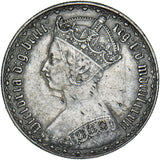1883 Gothic Florin - Victoria British Silver Coin