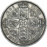 1883 Gothic Florin - Victoria British Silver Coin