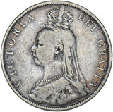1891 Florin - Victoria British Silver Coin