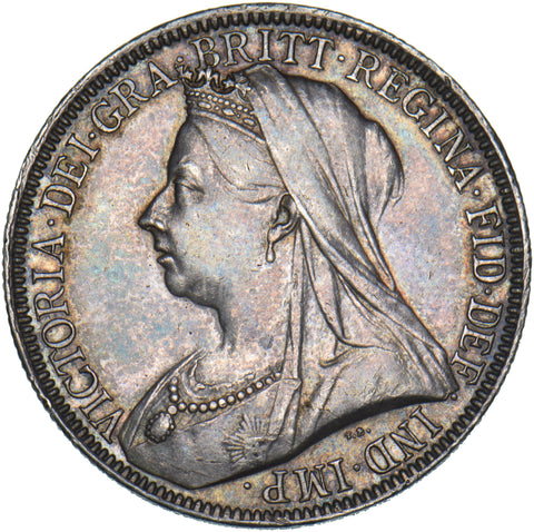 1893 Florin - Victoria British Silver Coin - Very Nice