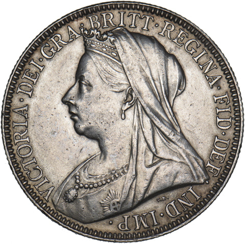 1893 Florin - Victoria British Silver Coin - Very Nice