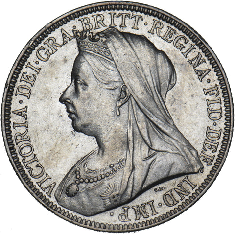 1896 Florin - Victoria British Silver Coin - Very Nice