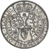 1896 Florin - Victoria British Silver Coin - Very Nice