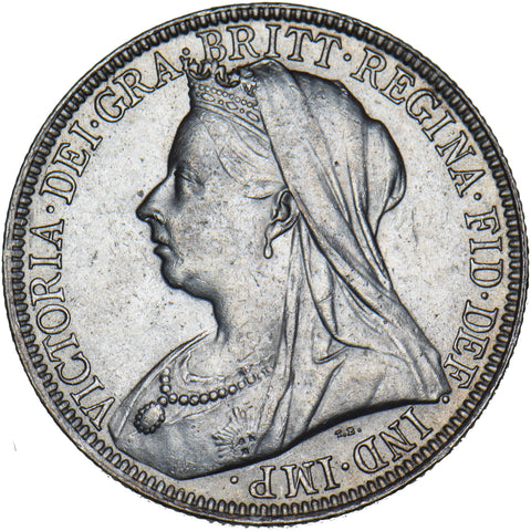 1899 Florin - Victoria British Silver Coin - Very Nice