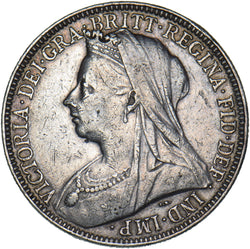 1900 Florin - Victoria British Silver Coin - Nice