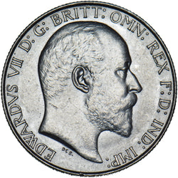 1902 Florin - Edward VII British Silver Coin - Very Nice