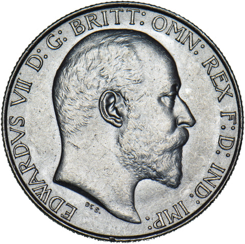1902 Florin - Edward VII British Silver Coin - Very Nice