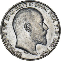 1904 Florin - Edward VII British Silver Coin - Nice