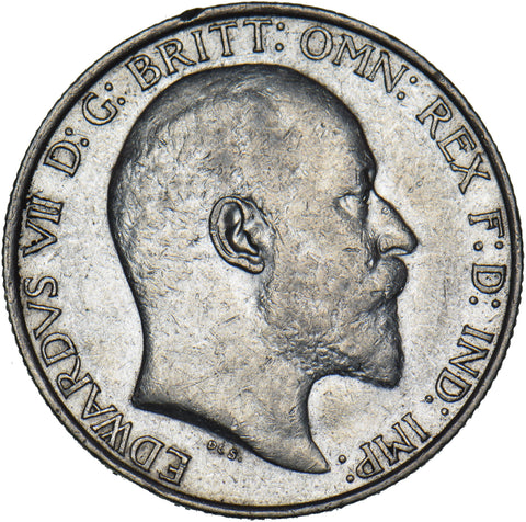 1904 Florin - Edward VII British Silver Coin - Nice