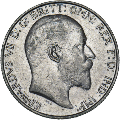 1906 Florin - Edward VII British Silver Coin - Nice