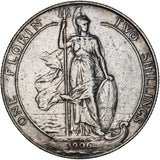 1906 Florin - Edward VII British Silver Coin - Nice