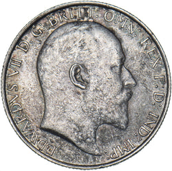 1907 Florin - Edward VII British Silver Coin - Very Nice